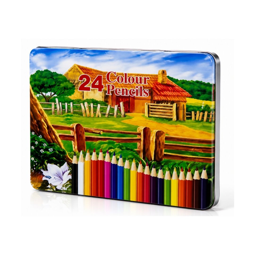 BTS ATS 24 Col Metal Box Pencil